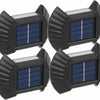 Perfect Dealz 4 PCS Waterproof Solar Energy Wall Lamp