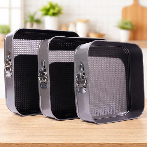 Perfect Dealz 3-Piece Non-Stick Springform Baking Pan Set