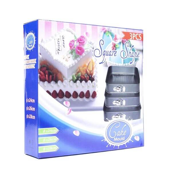 Perfect Dealz 3-Piece Non-Stick Springform Baking Pan Set