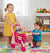 Kids playing with the 3 in 1 Shopping Cart Kids Pretend Play Trolley Toy Set filled with toys and groceries.