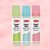 30ml Liquid Glue Bottle with Built-In Brush - 3 colors displayed, perfect for crafts and office tasks.