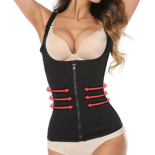 Women Underbust Corset Body Shaper Adjustable Straps image 0