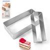 Perfect Dealz 2-Piece Stainless Steel Dessert Cake Mold Set