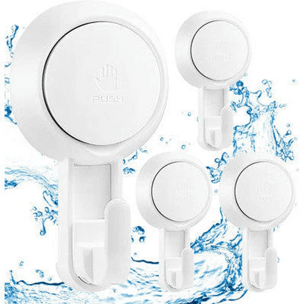 Perfect Dealz Wall Mounted Suction Cup Hooks