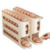 Perfect Dealz Self-Rolling Fridge Egg Tray for Space-Saving Storage