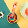 Perfect Dealz 12Pcs Plastic Colorful Measuring Cups and Spoons Set