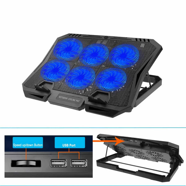 Perfect Dealz Cooling Game Pad With 6 Fans