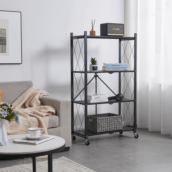 4 Layers Metal Folding Shelves image 3
