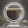 Round Anti-Fog Dimmable LED Bathroom Mirror