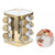 Perfect Dealz 12 Piece Gold Spice Jar Set