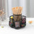 360 Rotating Wire Mesh Desk Organiser for Pens & Stationery displaying various stationery supplies.