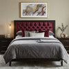 Tufted Upholstered Headboard with Wooden Frame