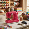 Girls Pretend Play Sewing Machine Toy with Foot Pedal Controller