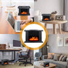 Perfect Dealz 1000W Mini Electric Fireplace Heater with Remote Control