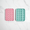 3D Heart & Diamond Silicone Ice Cube Tray