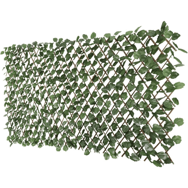 Garden Patio Yard Expandable Artificial Ivy Leaf Fence Decorations Screen image 2