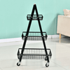 Perfect Dealz 3 Tier Fruit Vegetable Storage Rack with Wheels