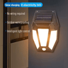 Solar Motion-Activated Wall Lamp features solar charging, waterproof design, and intelligent light control.
