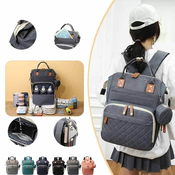 Multi-Functional Baby Diaper Bag & Bed image 0