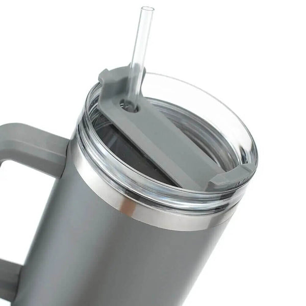 Perfect Dealz Stainless Steel Vacuum Flask with Straw 900ml