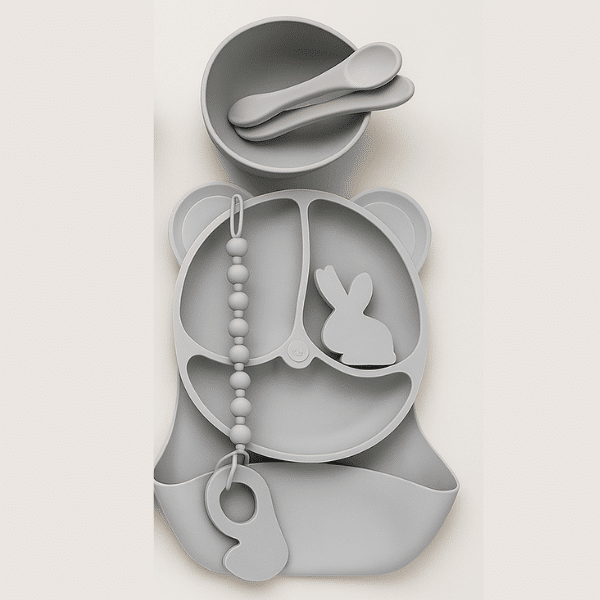 10 Piece Silicone Baby Feeding Set image 1