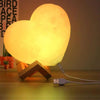 3D Heart Moon Lamp 12CM image 3