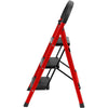 3 Step Folding Step Ladder with Wide Non Slip Pedals image 1