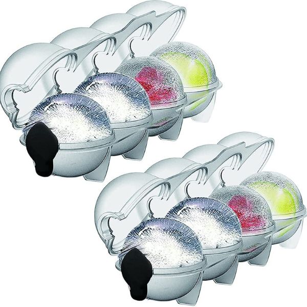 Perfect Dealz 4-Cavity Silicone Ice Ball Maker