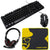 4 in 1 Gaming RGB Keyboard Mouse Headset & Pad Combo including a keyboard, mouse, headset, and mouse pad.