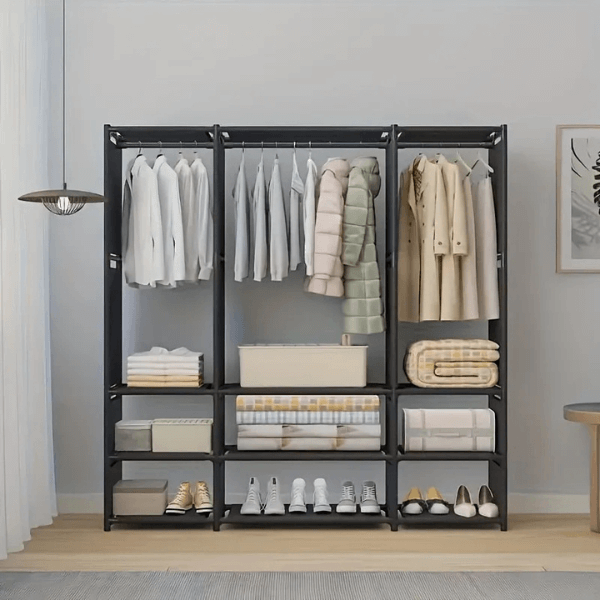 Perfect Dealz 9 Compartment Wardrobe Storage Rack Shelf
