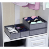 Perfect Dealz 4-Piece Multi-Compartment Foldable Drawer Organizers