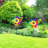 Garden Decor Rainbow Sunflower Windmill image 2