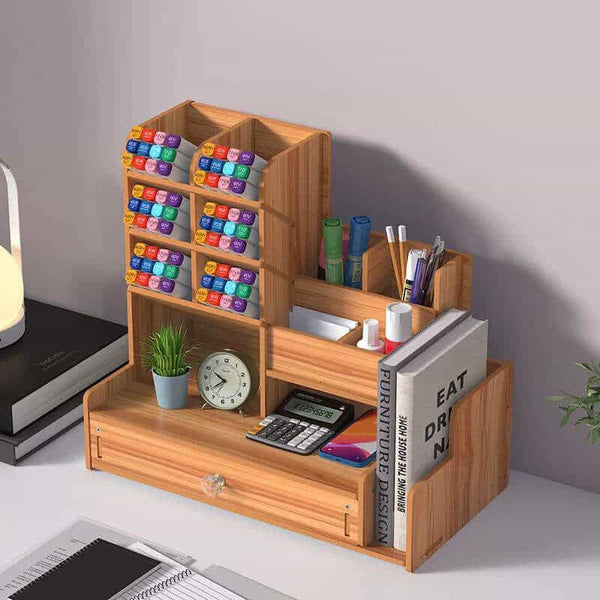 Perfect Dealz Desktop Organizer with Book Holder