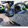 Portable Cordless Handheld Car Vacuum in action, cleaning car interior and floor mats effortlessly.