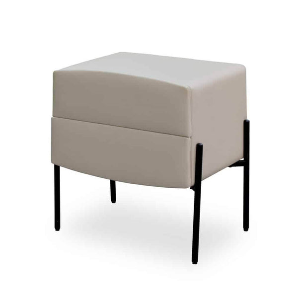 Modern PU Leather Bedside Table with 2 Drawers in sleek design and compact storage for night-time essentials.