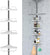 Multi Corner Shelf showcasing adjustable tiers for organizing bathroom essentials in a stylish corner setup.