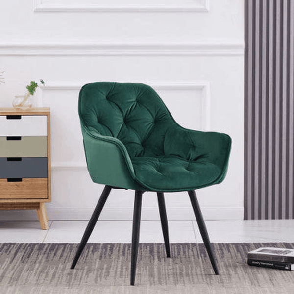 Perfect Dealz Velvet Luxe Dining Chair