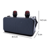 Perfect Dealz Retro Bluetooth Karaoke Speaker with Dual Microphones