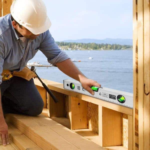 800mm Magnetic Aluminum Alloy Spirit Level Ruler image 0