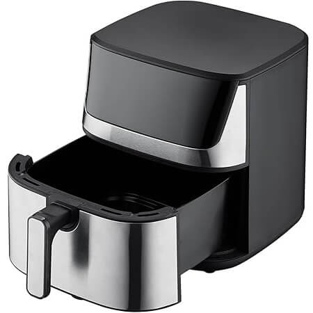 6.5 L 1600W LED Display Air Fryer – Large Capacity Digital Cooker with a sleek design and removable drawer.