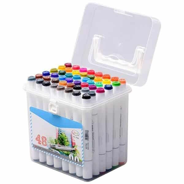 48PCS Waterproof Sketch Marker for Kids image 1