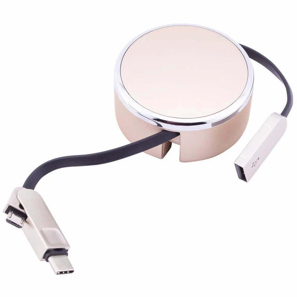 Perfect Dealz Retractable 2 In 1 Cable