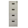 Classic Steel Office File Organizer Drawer - Four-drawer filing cabinet in a sleek design for organized document storage.