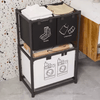 Perfect Dealz 4-Section Laundry Sorter with Dual-Tier Design