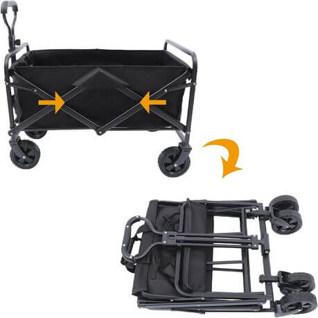 Outdoor Large Capacity Folding Wagon Truck Trolley image 5