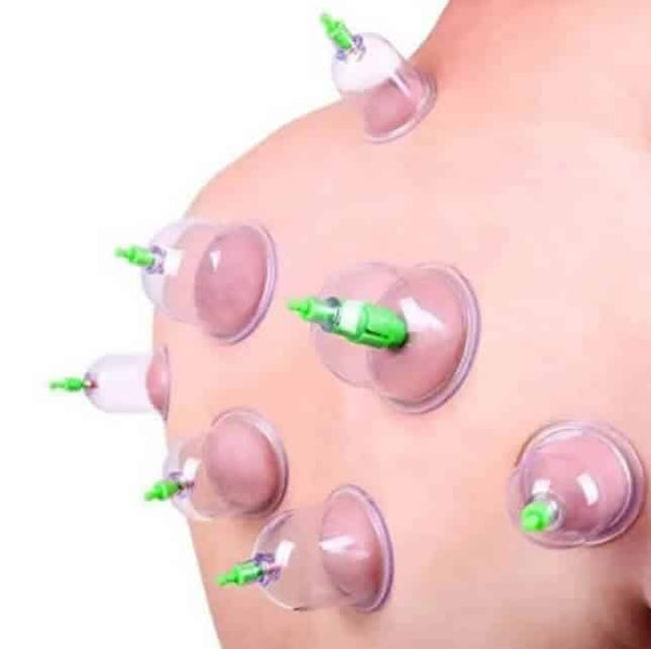 6 Pcs Chinese Body Cupping Massage Suction Therapy image 0