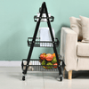 Perfect Dealz 3 Tier Fruit Vegetable Storage Rack with Wheels