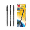 0.7mm Semi Gel Ink Pens 12 Pack displayed with three black pens beside the packaging.