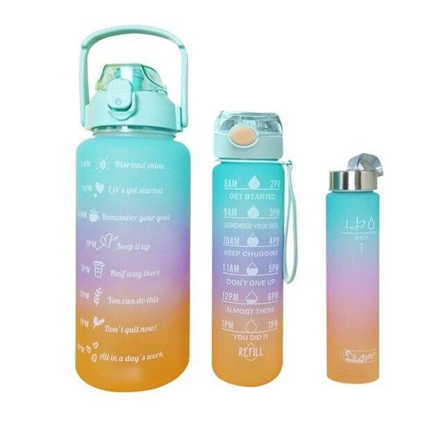 Set of 3 Motivational Water Bottles image 13