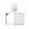 Elegant Multi-Purpose Vanity Table featuring a sleek design with a mirror and three spacious drawers.